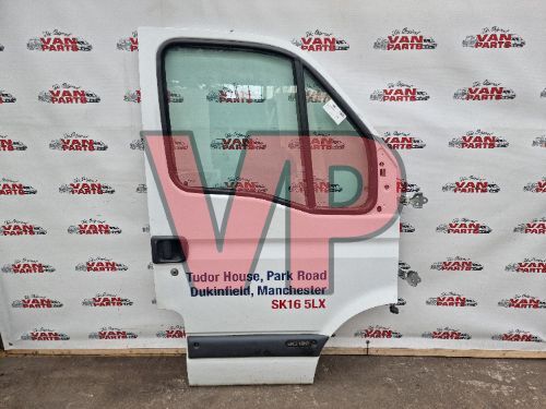 Master Movano Interstar - Drivers Right O/S Elec Front Door White (97-10)