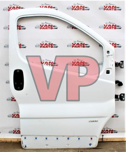 VIVARO TRAFIC PRIMASTAR - Drivers Right O/S Front Door White (01-14)