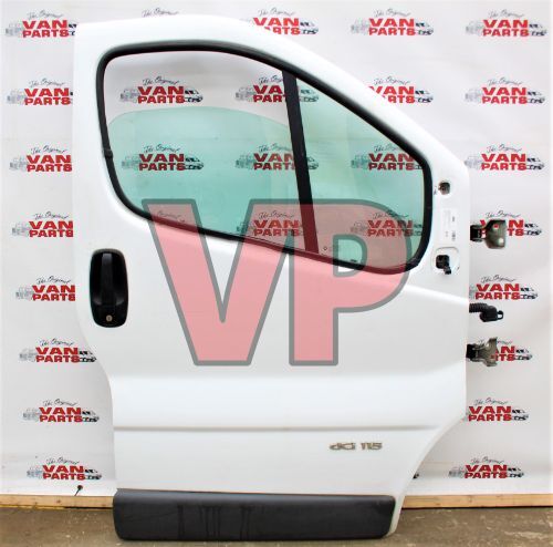 VIVARO TRAFIC PRIMASTAR - Drivers Right O/S Elec Front Door White (01-14)