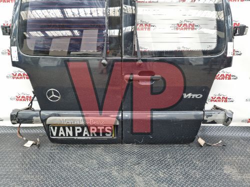 Mercedes Vito W638 - Left Right PAIR Rear Doors Black (96-03)