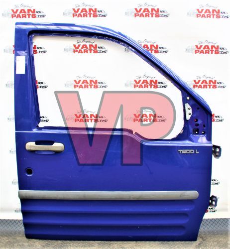 Ford Transit Connect - Drivers Right O/S Front Door Blue 01-13