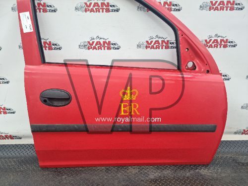 2004 Vauxhall Combo - Drivers Right O/S Front Door Red (01-11)