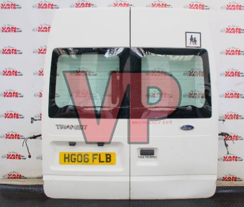 Ford Transit Mk6 Minibus - Left Right Rear Doors PAIR White (00-06)